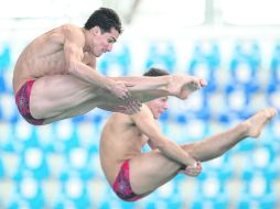 Dominantes. La dupla mexicana se instaló en lo más alto del podio al totalizar 419.40 puntos. ESPECIAL / Conade