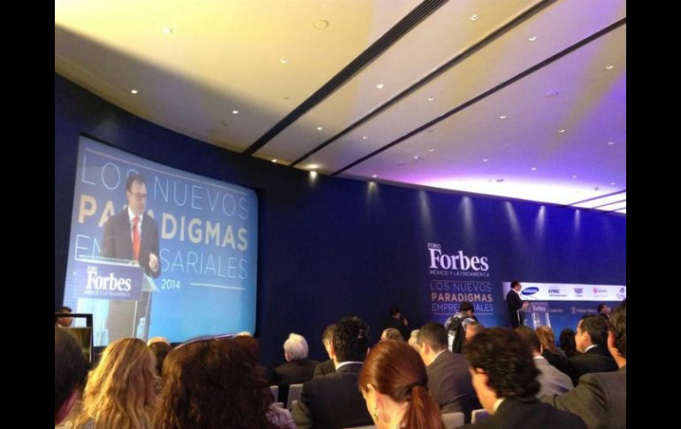 El titular de la SHCP, Luis Videgaray asegura que las reformas abren una oportunidad para México. TWITTER / @PR_TraveLady