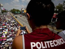 Los estudiantes solicitan garantías de respeto para el secretario de Gobernación a fin de que se presente. SUN / F. Ramírez