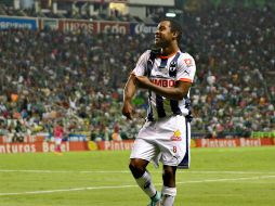 Fue la noche de Dorlan Pabón quien anotó dos goles para Monterrey. MEXSPORT / I. Ortiz
