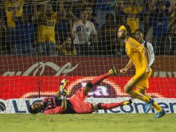 Con goles de Javier Orozco (Santos) y Gerardo Lugo (Tigres) el partido terminó igualado a un gol. MEXSPORT / J. Martínez