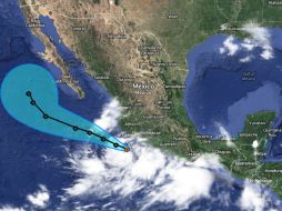 La depresión tropical 19-E se ubica a 190 kilómetros al sur de Manzanillo, Colima. TWITTER / @David_Korenfeld