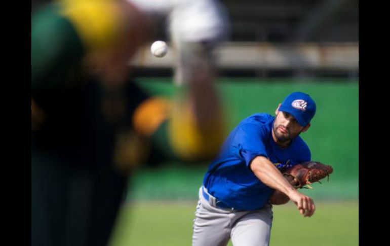 Imagen del primer encuentro de Charros de Jalisco frente a Cañeros de Los Mochis. TWITTER / @charrosbeisbol