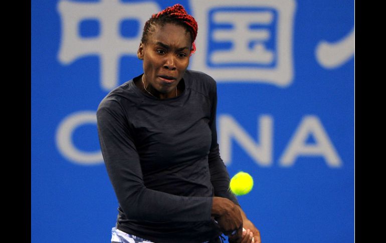 Venus dejó el evento horas antes de su juego de tercera ronda. AFP / W. Zhao