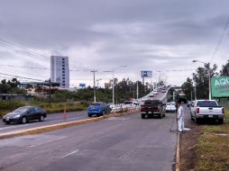 En el área hay presencia de elementos viales y bandereros, para orientar a los conductores. EL INFORMADOR / L. Fonseca