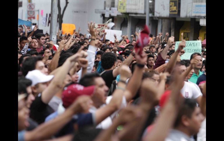 Estudiantes del Politécnico realizaron varias manifestaciones en días pasados en contra de su nuevo reglamento interno. NTX / ARCHIVO