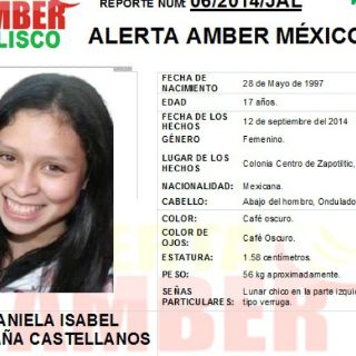 Desactivan Alerta Amber por joven de Zapotiltic; la siguen buscando