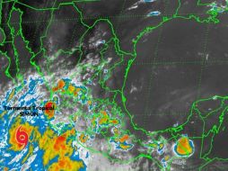En su más reciente alertamiento, 'Simón' se localizaba a 395 kilómetros al oeste de Manzanillo, Colima. TWITTER / @conagua_clima