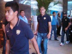 El equipo de Pumas ya está en Guadalajara para enfrentar mañana a los Leones Negros. TWITTER / @Info_AlanR