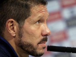 'Se dejó todo en el campo. Estoy orgulloso por el esfuerzo', afirma el estratega. EFE / V. Lerena