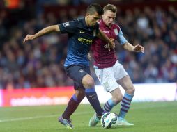 Agüero sentenció el partido a los 88, al recibir un pase afuera del área y rematar cruzado. EFE / K. Galvin