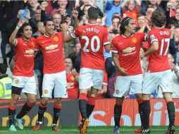 Falcao salva del empate a los Diablos Rojos; anota al minuto 62. EFE / P. Powell