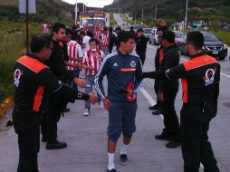 Algunos aficionados llegaron hasta con 30 minutos de retraso. EL INFORMADOR /