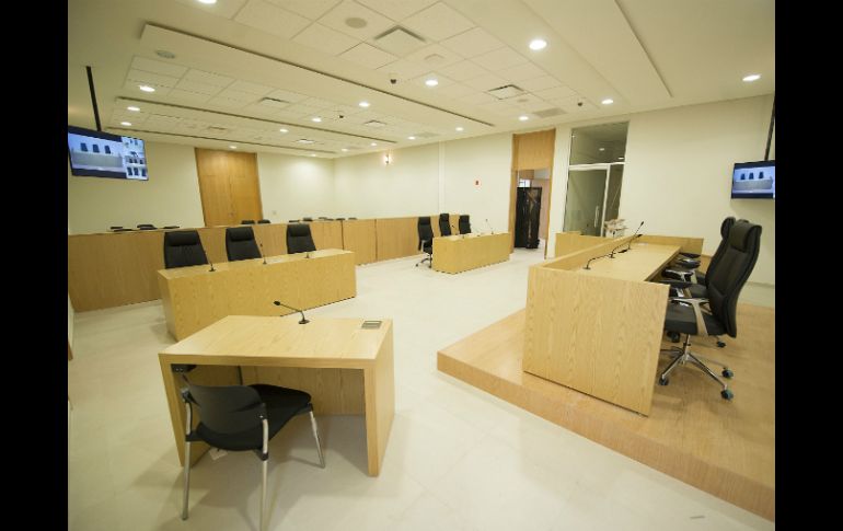 Imagen de la sala de juicios orales en Ciudad Guzmán. EL INFORMADOR / ARCHIVO