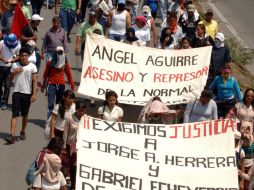 La marcha es para solidarizarse con los afectados tras los hechos violentos en Iguala. NTX / ARCHIVO
