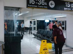 Las inundaciones ya afectan el servicio en las salidas nacionales. SUN / ESPECIAL