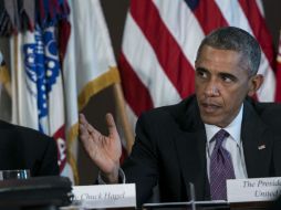 El presidente estadounidense dice sentirse alentado de que ha surgido un amplio consenso internacional en contra del EI. AFP / B. Smialowski