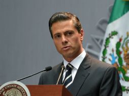 Peña Nieto destacó la creación de la 'Fuerza Civil' en Nuevo León, policía con 4 mil elementos capacitados. NTX /