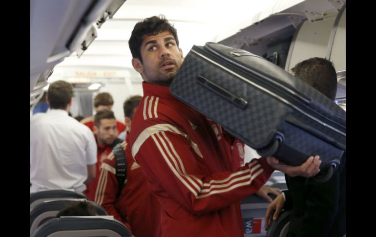 El hispano-brasileño Diego Costa carga con demasiada presión por anotar con La Furia. EFE / C. Moya