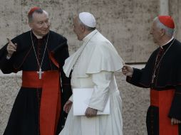 El Papa y los cardenales continúan el debate sobre el tema de los divorciados y vueltos a casar y su acceso a la comunión. AP / G. Borgia