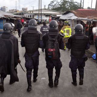 Aviones militares estadounidenses llegan a Liberia