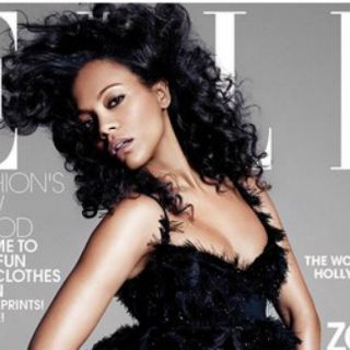 Zoe Saldaña muestra su embarazo en revista