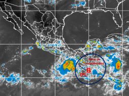Una baja presión en la zona mantendrá lluvias. TWITTER / conagua_clima