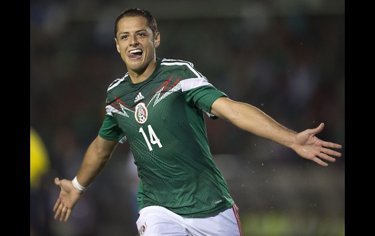 Javier ''Chicharito'' Hernández está contemplado para el compromiso con la Selección nacional. MEXSPORT / ARCHIVO