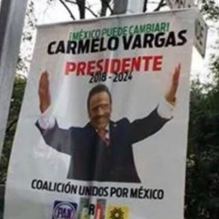 'Gober Vargas' se promociona para el 2018 en calles del DF