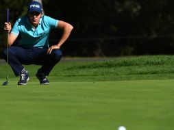 El mexicano Carlos Ortiz durante la tercera jornada de la competencia Frys.com Open en Napa, California. AFP / R. Laberge