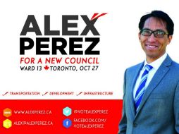 Pérez detalla que su campaña ha sido austera, con creatividad y trabajo. TWITTER / @VoteAlexPerez