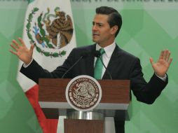 Enrique Peña Nieto asegura que los ciudadanos organizados son motor de cambio social. NTX / ARCHIVO.