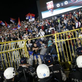 Suspendido el Serbia-Albania por incidentes