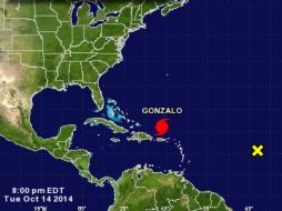 El huracán se desplaza en dirección noroeste a una velocidad de 20 kilómetros por hora. ESPECIAL / nhc.noaa.gov