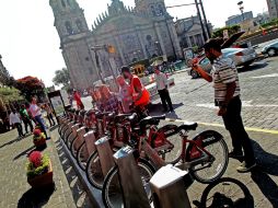 El ciclista con suscripción a MiBici podrá usar la bicicleta durante 30 minutos máximo. EL INFORMADOR / E. Barrera