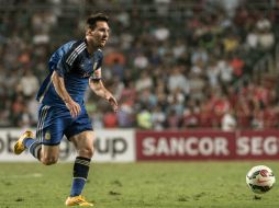 El padre del jugador del Barcelona pide a los medios que no metan a su hijo en los problemas fiscales del empresario. AFP / A. Wallace.