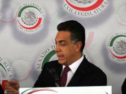 El senador declara que incluso la interpol está colaborando en el caso junto a las fuerzas de la PGR para recabar la mayor información. NTX / A. Hinojosa