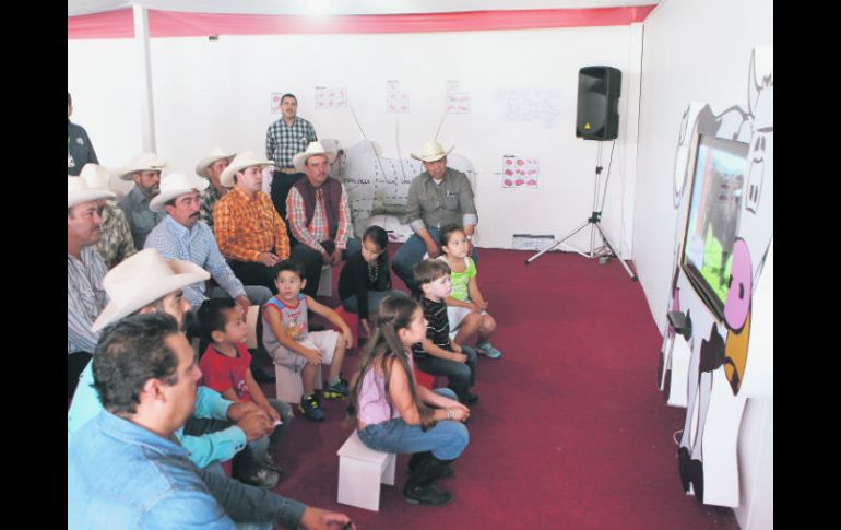 El espacio interactivo del Pabellón de la carne está dirigido tanto a niños como a adultos. EL INFORMADOR / E. Flores
