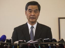 'La política es el arte de lo posible', declara el jefe del Ejecutivo de Hong Kong, Leung Chun-ying. EFE / A. Hofford