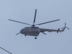 Comienzan la búsqueda, sobrevolando un helicóptero de la Marina, ya hay un protocolo de búsqueda. NTX / ARCHIVO.