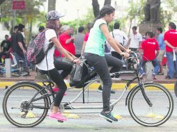 Marcha sobre ruedas. La Vía RecreActiva, uno de los pocos proyectos concretados mediante el impulso ciudadano. EL INFORMADOR / A. Camacho