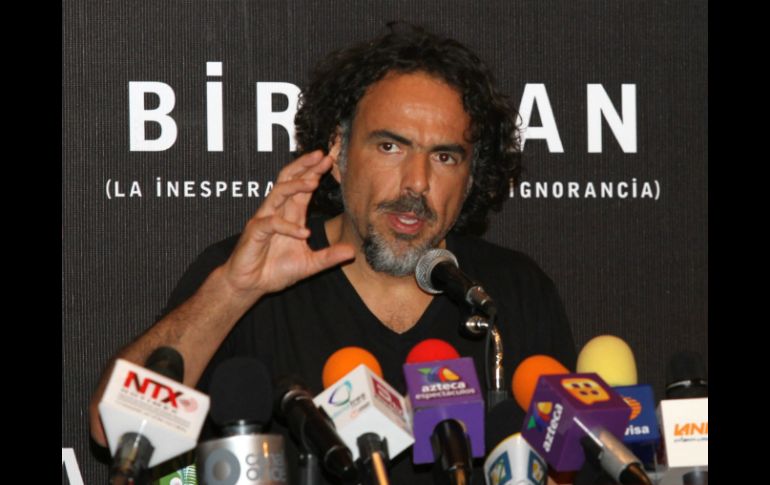 González Iñárritu ofrece conferencia de prensa previa a la presentación de 'Birdman' cinta con la que abre la doceava edición del FICM. NTX / G. Salas