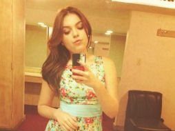 'Es muy difícil demostrar que estoy aquí (la actuación) por mí y no por mis tres maravillosos papás', señala la joven actriz. FACEBOOK / Sofía Castro