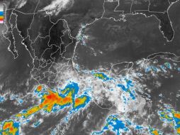 ''Trudy'' favorecerá lluvias torrenciales en Guerrero y Oaxaca y muy fuertes en el Edo. de México, Chiapas, Hidalgo, Tabasco y Puebla. ESPECIAL / smn.conagua.gob.mx/