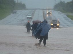 La Subsecretaría de Protección Civil del estado informa que se registraron deslaves y desbordamiento de ríos. NTX / ARCHIVO