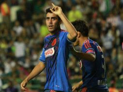 Néstor Vidrio hizo el gol del Guadalajara, en una bella jugada en colaboración con Omar Bravo. MEXSPORT / A. García
