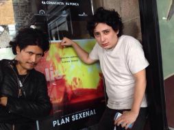 Cendejas se hizo acompañar en la presentación por Harold Torres (Juan, en la película). TWITTER / @IMCINE