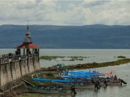 A este punto, Chapala rebasa con 27 centímetros el máximo de recuperción logrado en 2013. EL INFORMADOR / ARCHIVO