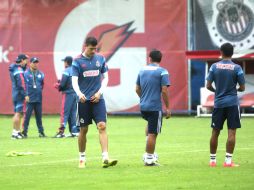 Imagen del entrenamiento del Guadalajara previo a su enfrentamiento contra Santos. EL INFORMADOR / A. Hinojosa