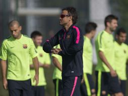 El técnico del Barcelona, Luis Enrique, vivirá los días más intensos como técnico desde que asumió las riendas del equipo. EFE / A. García